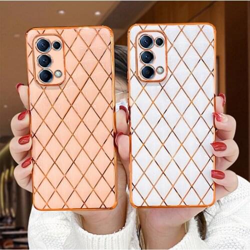 CZM Luxury Plating Phone Case For Samsung Galaxy A52 Case For Samsung S21Plus A72 A32 A12 Shockproof Soft Silicone Cover