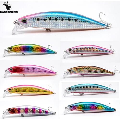 30g minnow jerkbait fishing lure wobblers rattle sound shallow diving crankbait fake bait for fishing