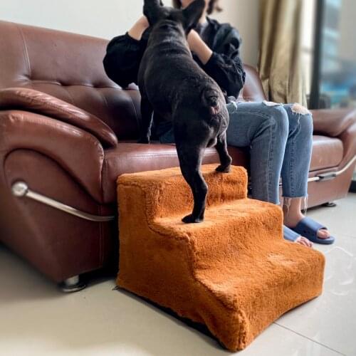 Detachable Pet Stairs 3 Ladder Dog House Pet Bed Stairs Puppy Cat Bed Steps Foldable Pet Bed Pet Climbing Ladder Bed