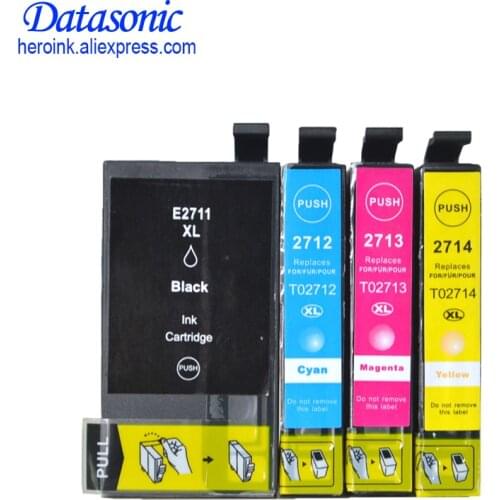 Compatible for Epson 27XL 27 Ink Cartridges with High Yield for Epson Workforce WF-3640DTWF WF-3620DWF WF-7720DTWF WF-7715DWF