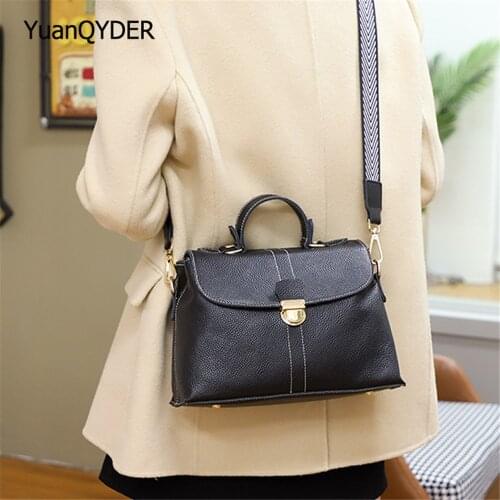 Fashion Shoulder Strap Design Women Shoulder Bags 2021 Spring New Womens Bag Luxury Designer Leather Ladies Messenger Bag Sac