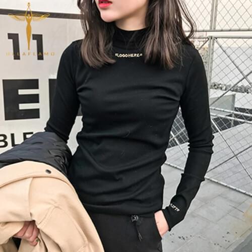 ULLAFLAMO Women's Plain T-shirts