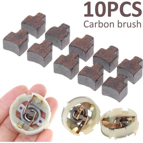 10pcs Motor Carbon Brush Replacement Electric Screwdriver DC Motor Accessories Compatible with RS550 BO-SCH MA-KITA D-EWALT