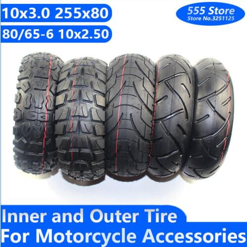 10x3.0 255x80 80/65-6 10x2.50 Wheel Tire 10 Inch Off Road City Road Tire for Electric Scooter Speedual Grace 10 Zero