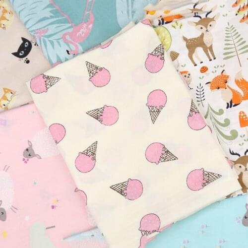 50*160cm New Floral Series Twill Cotton Fabric,Patchwork Cloth,DIY Sewing Quilting Fat Quarters Material For Baby&Child D30