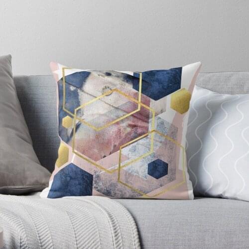 Abstract Geo Polyester Decor Pillow Case Home Cushion Cover 45*45cm