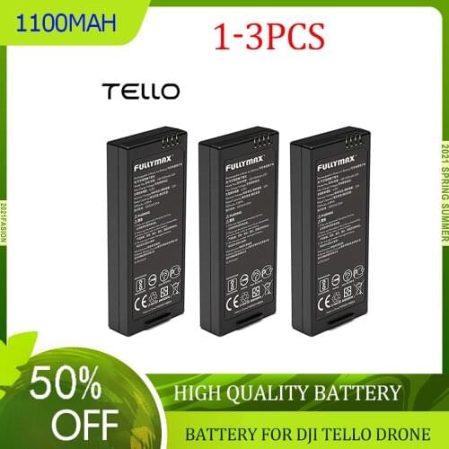 1-3pcs Original Intelligent Flight 1100 MAh 3.8V Battery for DJI Tello Drone Accessories IN Stock ! Rechargeable Battery