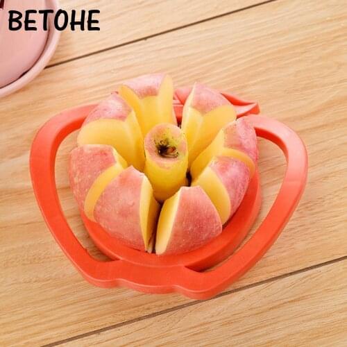 BETOHE Fruit Cutter Apple Knife Slicer Cutting Corer Kitchen Cooking Vegetable Tools Chopper Kitchen Gadgets and Accessories 1PC