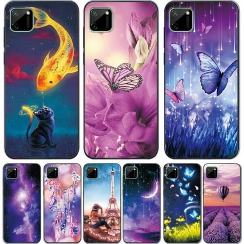 For OPPO Realme C11 2020 Case on OPPO Realme C11 2021 Cartoon Back Cover Case For OPPO Realme C11 Silicone Soft TPU Phone Fundas