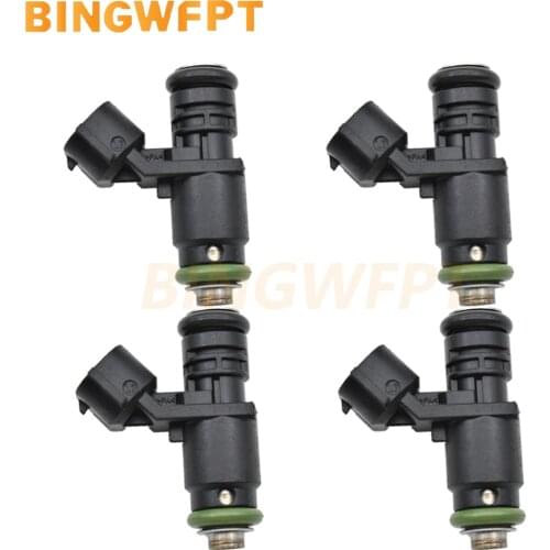4PCS Fuel Injectors Nozzle FOR VW Polo 6R 1.2 Ez.2010 03E906031C 03E 906 031 C