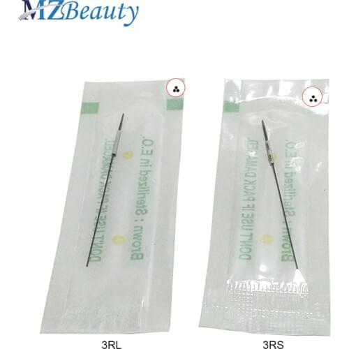 3RS 3RL Traditional Permanent Makeup Needle Sterilized Tattoo Needls Round 3 For PMU Machine Tattoo 3R Tips Tattoo Supplies