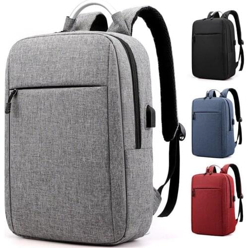 Wear-resistant Laptop Backpack USB Charging Travel Bag Mochila School Bags For Teenage Girls Boys Student Bookbag Back Pack