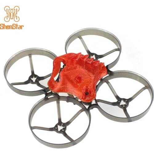ShenStar 75mm Frame Kit for Bwhoop75 V2 Brushless TinyWhoop w/ 3D Printed Canopy Camera Mount for Beta65x Beta75x Mobula7 Drone