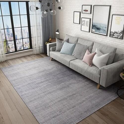 Solid Grey Large Carpets Living Room Modern Nordic Plain Bedroom Bedside Area Rugs Black Blue White Pink Full Carpets Antislip
