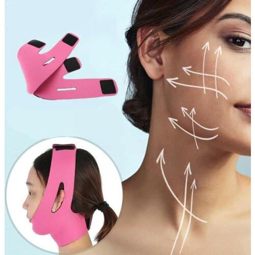Massager Anti Wrinkle Reduce Double Chin Bandage V Face Lift Belt Lifting Bandage Shape Massager Face Shaper Slimming Thin Y6D1
