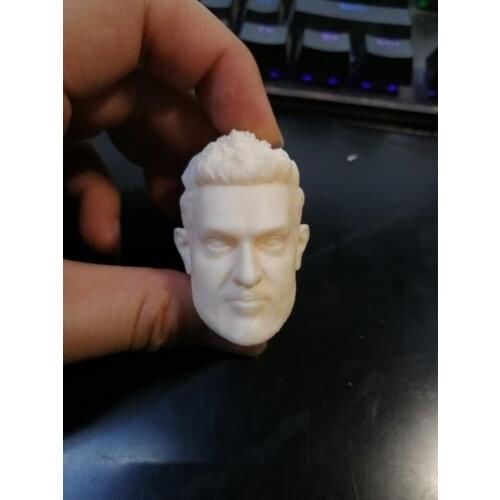 1/6 Scale Aamir Khan Unpainted Head Model for 12''Figure Body Accessories DIY