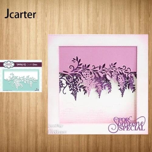 New Arrival Metal Cutting Dies Leaves Vine Frame Craft Handmade Knife Mould Blade Punch Stencils Dies Cut for Scrapbooking Model