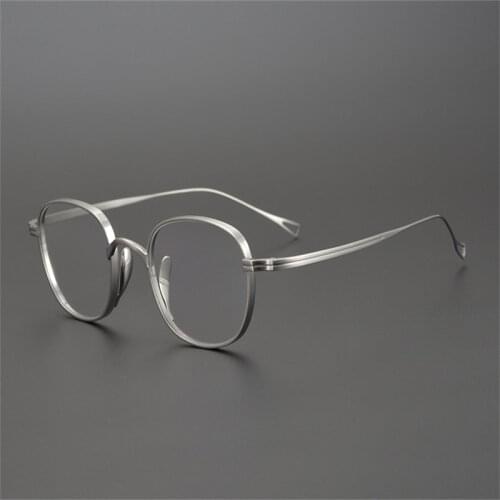Computer Blue Light Blocking Glasses Frame Pure Titanium Men Optical Eyewear Anti Blue Ray Presbyopia Myopia Eyeglasses Women