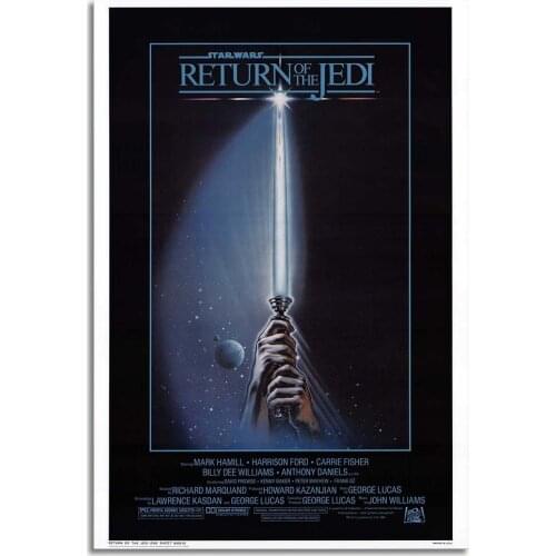Return of the Jedi Movie Art Posters Print 12x18 20x30 Inches On Silk Frabic Wall Picture For Living Room Home Decor