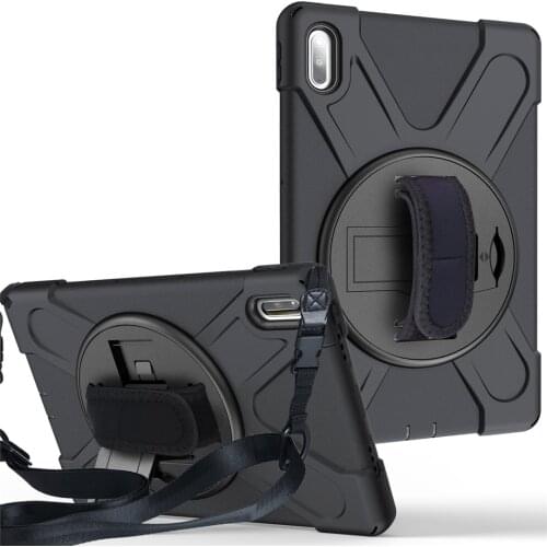 For Huawei MatePad 10.4 Heavy Duty Rugged Shockproof Case Rotating Kickstand/Hand Strap for Matepad Pro 10.4 BAH3-AL00 BAH3-W09