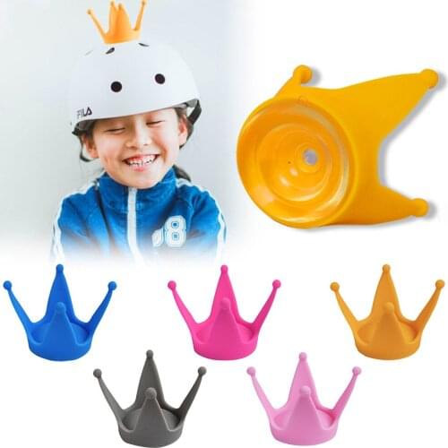 Helmet Horns Decor Innovative Motorcycle Electric Car Helmet Suction Cup Crown Decoration Corners Moto Accessories