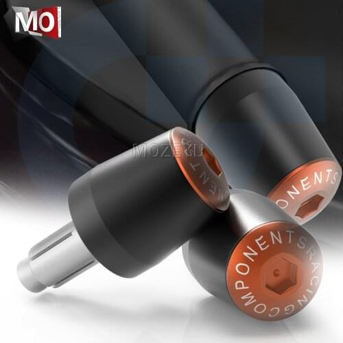 22MM Motorcycle Handlebar Grips Slider Cap Plug Hand Bar End For Honda VFR 800 CBR CBR650F CB1000R Hornet CB400 Aprilia RS 125