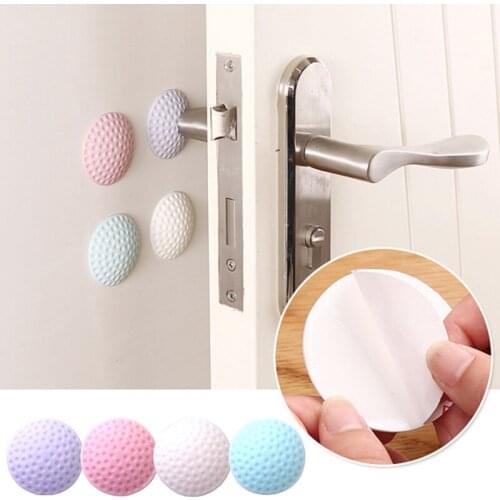Silicone Wall-mounted Anti-collision Wall Sticker Protector Self Adhesive Pad Silent Silencer And Shock Pad Behind The Door