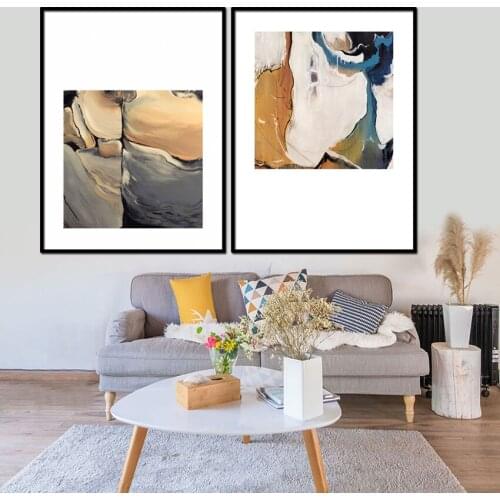 SVITY Modern Color Splicing Prints Canvas Art Painting Decorative Picture For Living Room Bedroom Dining Room Home Decor FA861