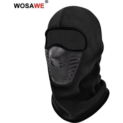 WOSAWE Warm Motorcycle Balaclava Full Face Mask Cover Windproof Moto Motocross Cycling Biker Helmet Liner Hat for Men Women