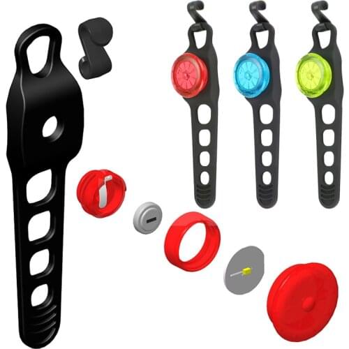 Bicycle Taillight Led Mountain Bike Night Riding Riding Mini Warning Light Scooter Equipment Bicycle Accessories