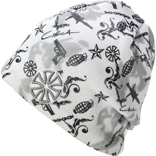 Womens Bonnet Fashion Cap Winter Knitted Hats Beanies Doodle Warm Beanies Gorro Beanie For Men Women Hat