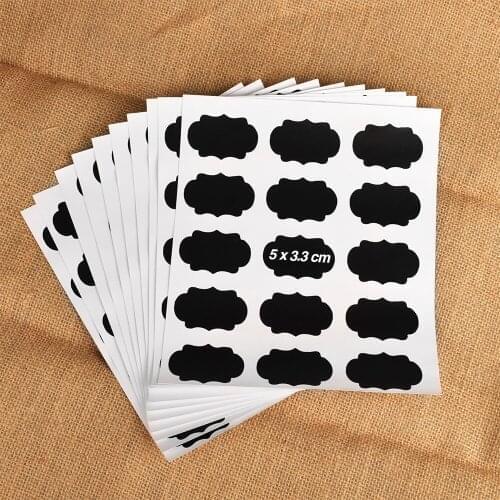 150pcs Spice Sticker Removable Kitchen Label Sticker Organizer Storage Bottle Jar Stickers Spices Labels Stickers Blackboard Tag