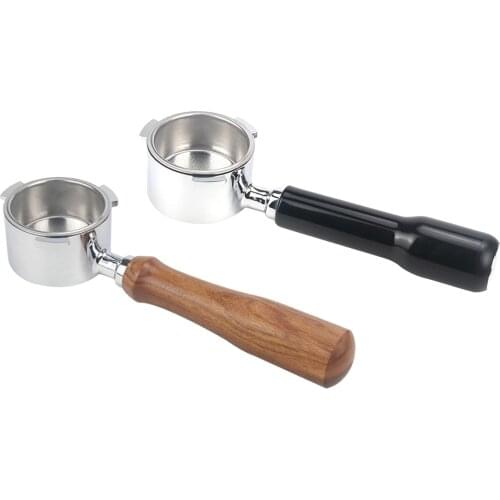 2pcs Bottomless Portafilter W/Disassemble Filter Basket for Coffee Tool