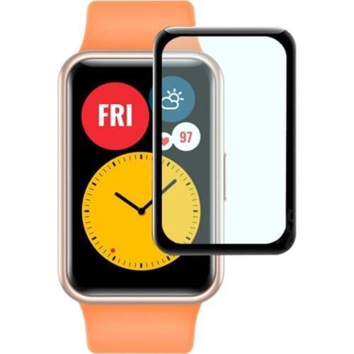 3D Curved Full Edge Smartwatch Soft Protective Film Cover Protection For Huawei Watch Fit /Honor Watch ES Screen Protector Case