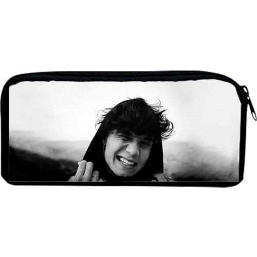 2021 3D JADEN HOSSLER Angel and Demon Boy Girl Pencil Box Child stationery Storage Bag Pencil bag Simple Student Pen bag