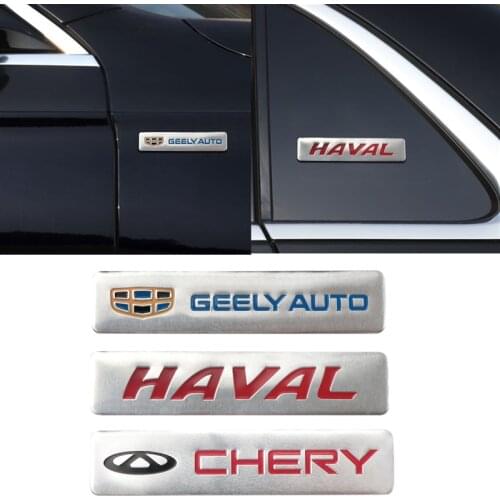 Car Decoration Stickers Logo 3D Aluminium Emblem Badge Decal For Hyundai Solaris ix35 i20 i30 i40 Tucson CRETA Santa