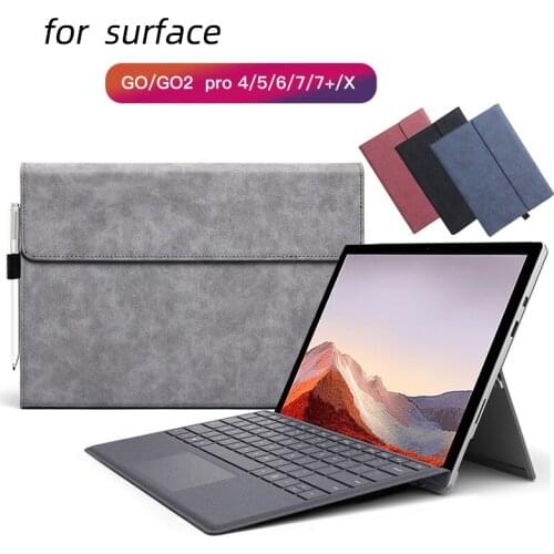 Suitable For Microsoft Surface Pro7+/7/4/5/6/X Protective Sleeve Surface Go/Go2 Tablet Computer Bracket Case
