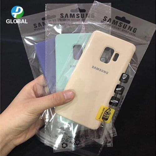 D&P 300pcs 11*17cm Transparent Self Adhesive sealing OPP Plastic packaging bag phone case packaging bags with plane hanging hole