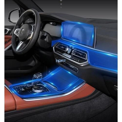 For BMW X5 X6 2019 2020 2021 Automotive interior Instrument panel membrane LCD screen TPU protective film decoration Anti-scr