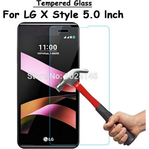 For LG X Style XStyle K200 5.0" Clear Tempered Glass Screen Protector Ultra Thin Explosion-proof Protective Film Toughened Guard
