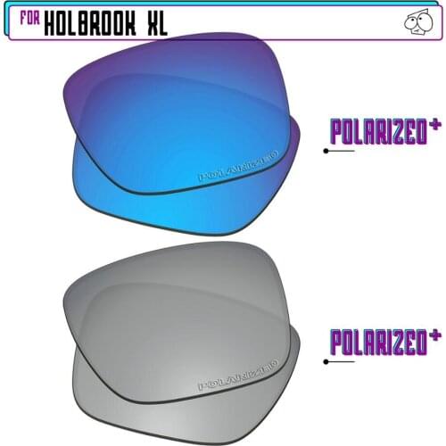 EZReplace Polarized Replacement Lenses for - Oakley Holbrook XL Sunglasses - Sir P Plus-BluePPlus