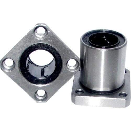 4pcs/lot free shipping LMK25UU LMK30UU flange linear bearing CNC Linear Bush for 3D printer part linear shaft