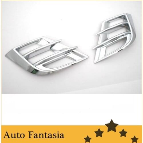 Chrome Fog Light Grille Trim 2 Slates Style for Mazda 3 / Axela 09-12