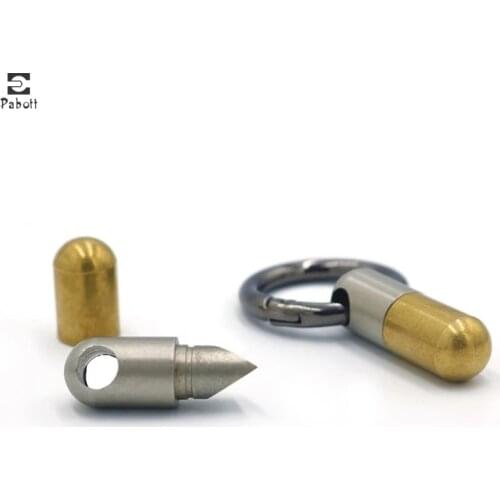 Stainless Steel Capsule Pocket Knife Multi-Function EDC Knife Tool Portable Pill Mini Unboxing Artifact Cutter Tool Key Ring