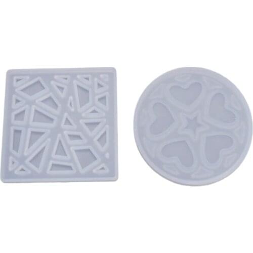 Crystal Epoxy Resin Mold Irregular Love Heart Printing Casting Mould Handmade DIY Crafts Pendant Making Tools