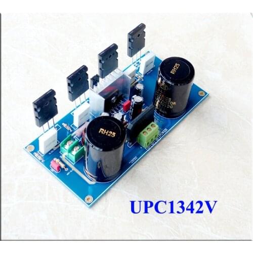 KYYSLB Double AC18~36V A7 UPC1342V 220w*2 Dual Mono Split Amplifier Board 2SC5200 2SA1943 2 Pairs Super LM3886 Amplifier Board