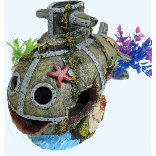 Resin Aquarium Ornaments Decorations Artificial Whale Cave Landscaping Accessories For Fish Tank Aquarium Decoration Background