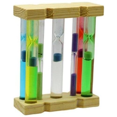 Modern Çelebi Wood Wooden Sand Clock Colorful trinket baratija حلية орнаментальный