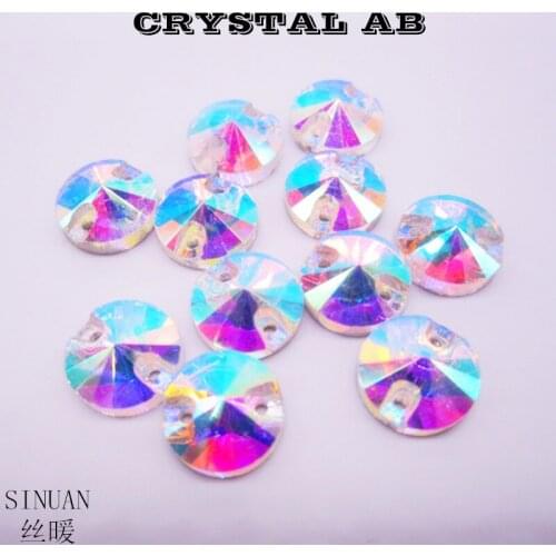 Rhinestones For Sewing Flatback Cristais Sew-On Rhinestone Crafts Crystal Ab Rhinestone Beads Diy Accessories Stones For Dress