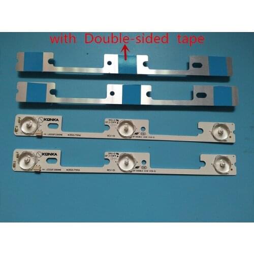 New 4 PCS/set 3LED 6V 208mm LED backlight strip for KONKA LED32F2300NE LED32F2300FX 35017946 35017947 35017948
